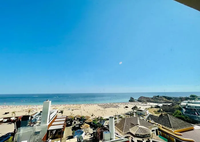 Sublimar - Beachfront - Tv Terrace - Nightlife Lägenhet Portimão